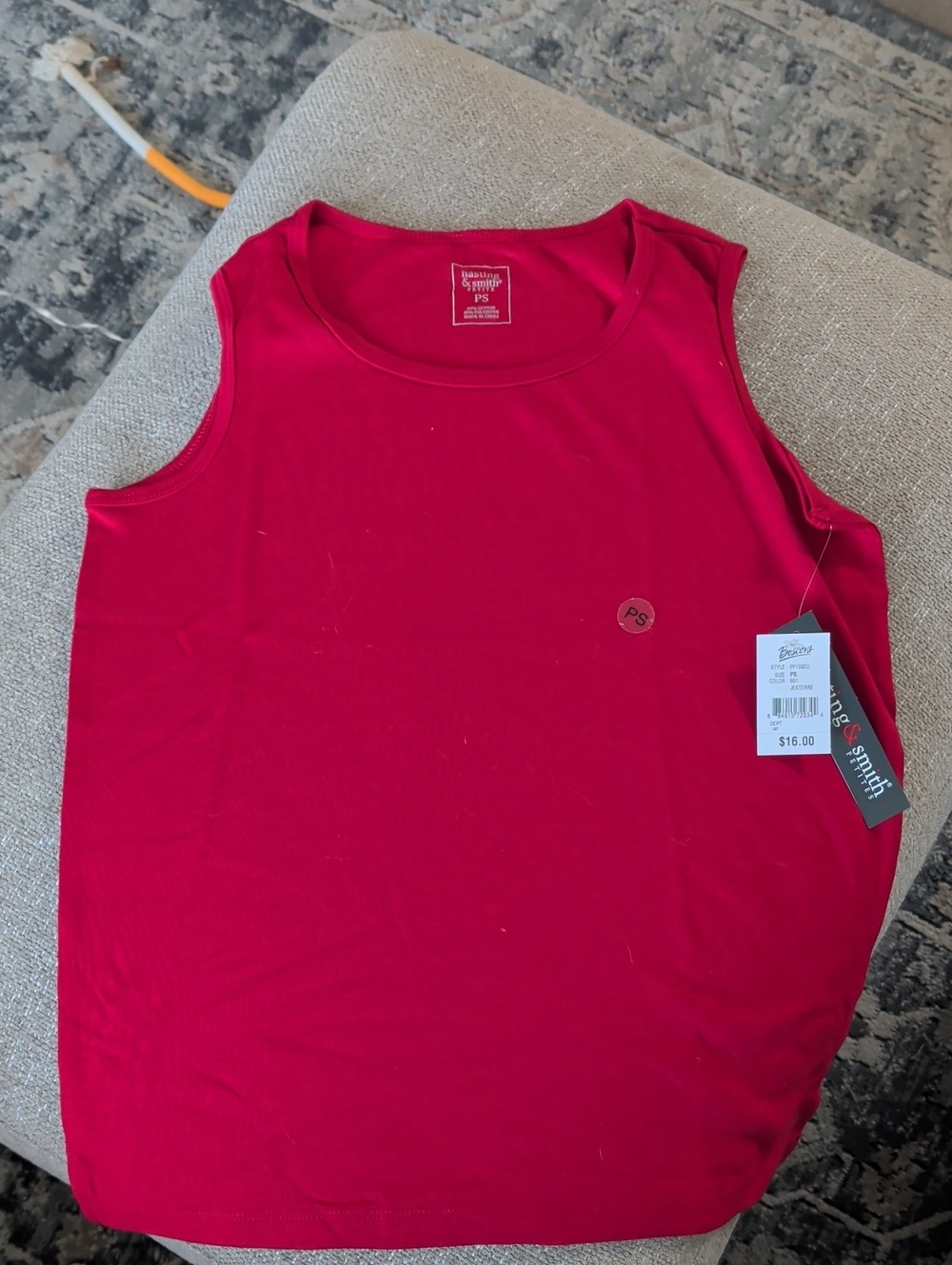 PS from Aeropostale Red Sleeveless Tank Top